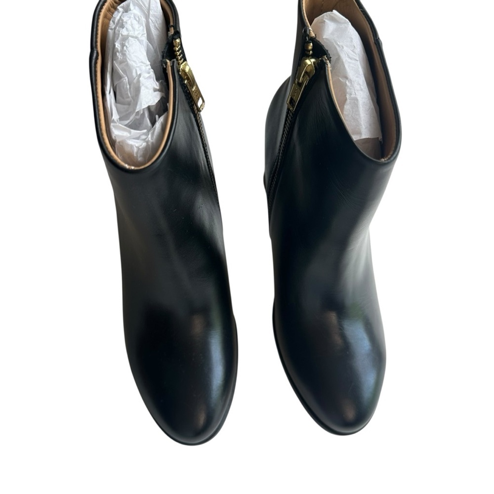 Nisolo 100% Leather Women's Lia Heeled Bootie Black Size 7 NIB - Picture 3 of 9